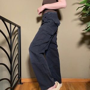 Relaxed High Waist Cargo Pants